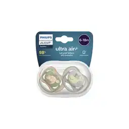 Woolworths Avent Ultra Air Soother 6-18m Pk 2 – Assorted offer