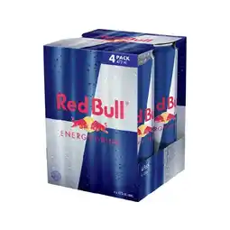 Woolworths Red Bull Energy Drink 4 x 473ml offer