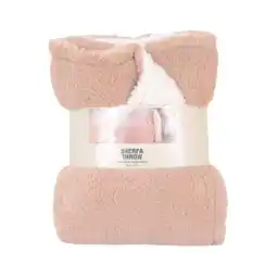 Woolworths Inspire Double Sided Sherpa Throw offer