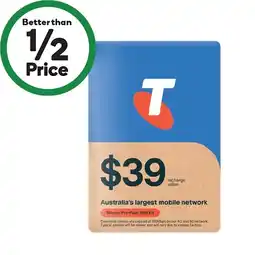 Woolworths Telstra $39 Starter Pack^ offer