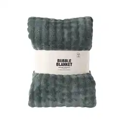 Woolworths Inspire Bubble Fleece Blanket Queen Bed – Assorted offer