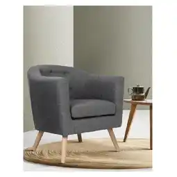Woolworths Artiss Adora Linen Armchair offer