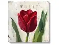LivingStyles Bayport Stretched Canvas Wall Art Print, Red Tulip, Small offer