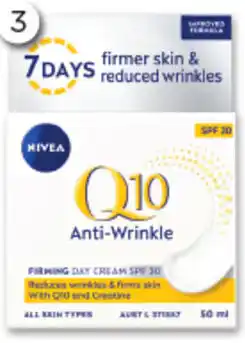 Good Price Pharmacy Nivea Q10 Anti-Wrinkle Day Cream SPF30 offer