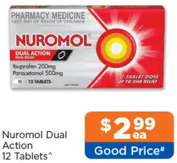 Good Price Pharmacy Nuromol Dual Action offer