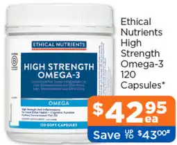 Good Price Pharmacy Ethical Nutrients Strength Omega-3 offer