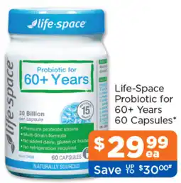 Good Price Pharmacy Life-Space Probiotic for 60+Years offer