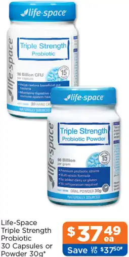 Good Price Pharmacy Life-Space Triple Strength Probiotic or Powder offer