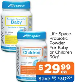 Good Price Pharmacy Life-Space Probiotic Powder For Baby or Children offer