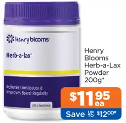 Good Price Pharmacy Henry Blooms Herb-a-Lax Powder offer