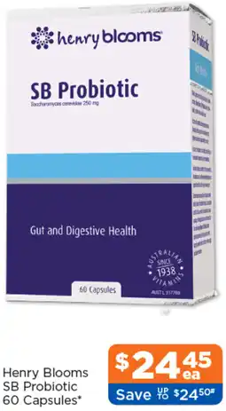 Good Price Pharmacy Henry Blooms SB Probiotic offer