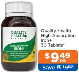 Good Price Pharmacy Quality Health High Absorption Iron+ offer