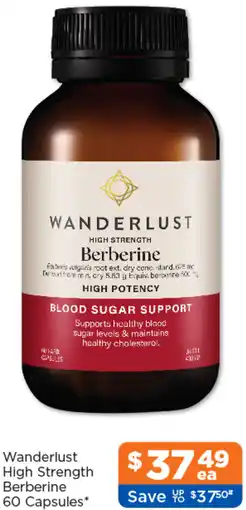 Good Price Pharmacy Wanderlust High Strength Berberine offer