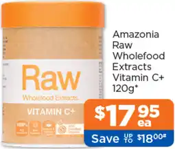 Good Price Pharmacy Amazonia Raw Wholefood Extracts Vitamin C+ offer
