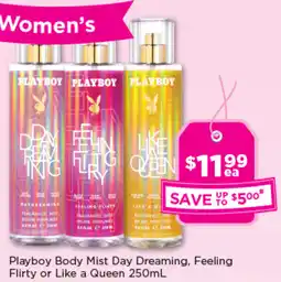 Good Price Pharmacy Playboy Body Mist Day Dreaming, Feeling Flirty or Like a Queen offer