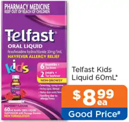 Good Price Pharmacy Telfast Kids Liquid offer