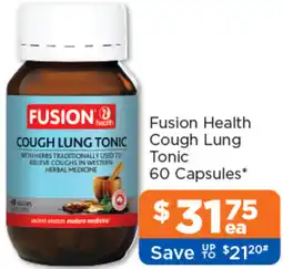 Good Price Pharmacy Fusion Health Cough Lung Tonic offer