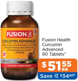 Good Price Pharmacy Fusion Health Curcumin Advanced offer