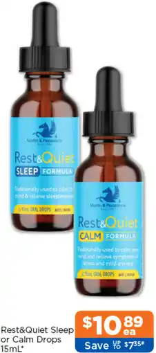 Good Price Pharmacy Rest&Quiet Sleep or Calm Drops offer