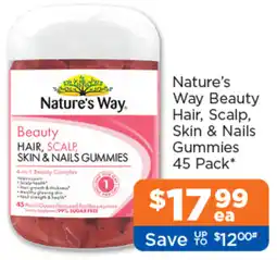 Good Price Pharmacy Nature's Way Beauty Hair, Scalp, Skin & Nails Gummies offer