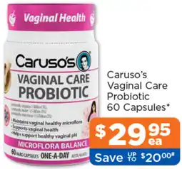 Good Price Pharmacy Caruso's Vaginal Care Probiotic offer