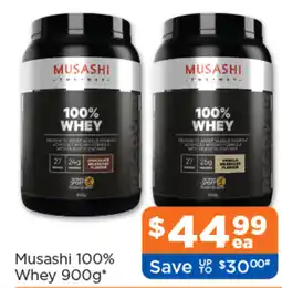 Good Price Pharmacy Musashi 100% Whey offer