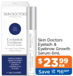 Good Price Pharmacy Skin Doctors Eyelash & Eyebrow Growth Serum offer