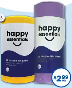 Good Price Pharmacy Happy Essentials Bin Liners Medium or Large offer