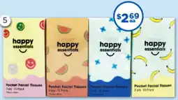 Good Price Pharmacy Happy Essentials Pocket Tissues offer