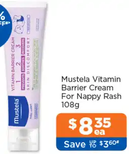 Good Price Pharmacy Mustela Vitamin Barrier Cream For Nappy Rash offer
