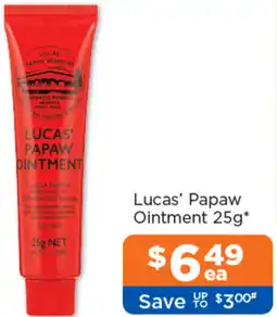 Good Price Pharmacy Lucas' Papaw Ointment offer