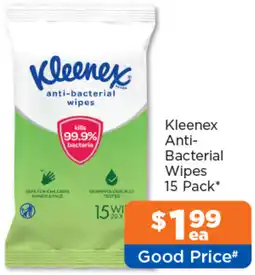 Good Price Pharmacy Kleenex Anti- Bacterial Wipes offer