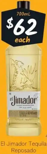 Cellarbrations El Jimador Tequila Reposado offer