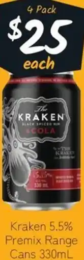 Cellarbrations Kraken offer