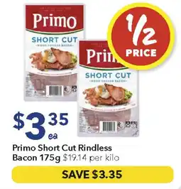 Ritchies Short Cut Rindless Bacon offer