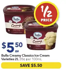 Ritchies Creamy Classics Ice Cream Varieties offer