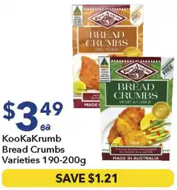 Ritchies KooKaKrumb Bread Crumbs Varieties offer