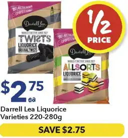Darrell Lea Liquorice Varieties