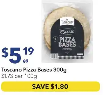 Ritchies Toscano Pizza Bases offer