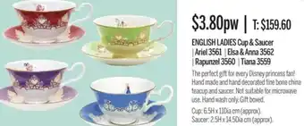 Chrisco Hampers English Ladies Cup & Saucer offer