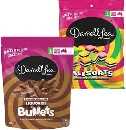 IGA Darrell Lea Share Pack 150-280g or Life Savers Fruit Tingle Balls 150g Selected Varieties offer