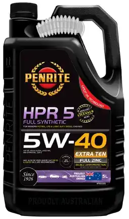 Autopro Penrite HPR 5 Full Synthetic 5W-40 5L offer