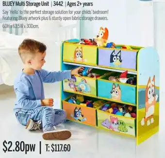 Bluey Multi Storage Unit