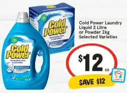 IGA Cold Power Laundry Liquid offer