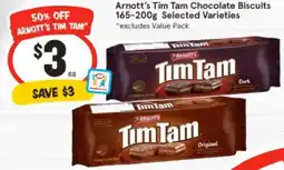 IGA Arnott's Tim Tam Chocolate Biscuits Selected Varieties offer