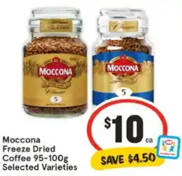 IGA Moccona Freeze Dried Coffee Selected Varieties offer