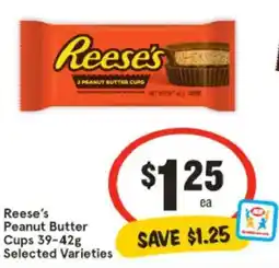 IGA Reese's Peanut Butter Cups Selected Varieties offer