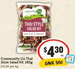 IGA Community Co Thai Style Salad Kit offer