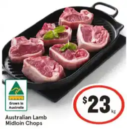 IGA Australian Lamb Midloin Chops offer