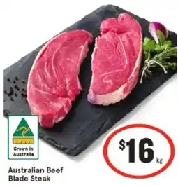IGA Australian Beef Blade Steak offer